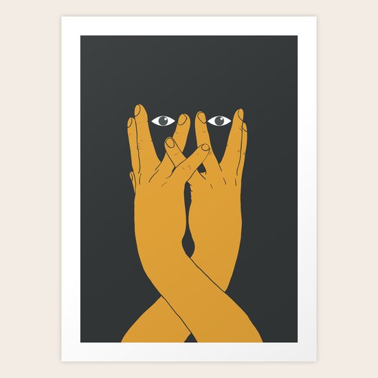 Mask (revisited) Art Print