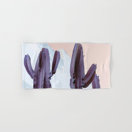 Pastel Cactus Hand & Bath Towel