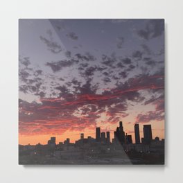 Los Angeles Skyline Metal Print