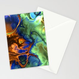 Seamless Hot and Wild Marble Stationery Card