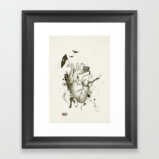 I Love Design Framed Art Print