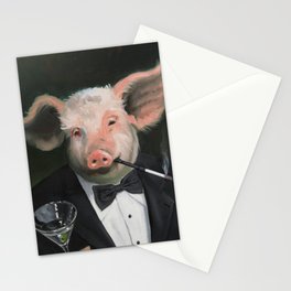 Elitist Pig Stationery Cards