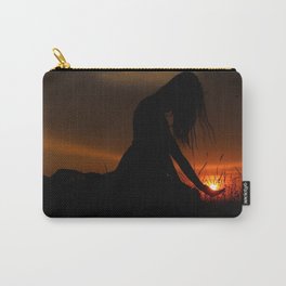 All the World Is Yours Sunset Photograph Carry-All Pouch