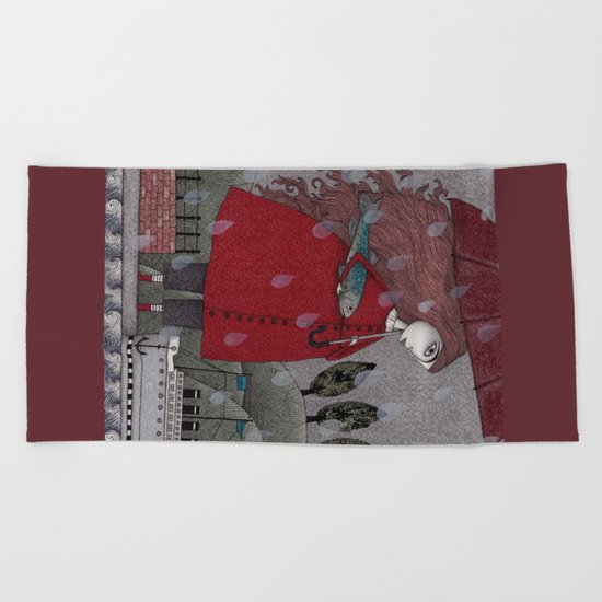 At the Harbor Beach Towel