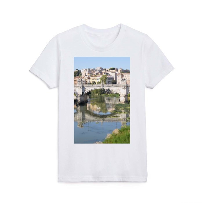 Tiber River Dream in Rome #1 #travel #wall #art #society6  Kids T Shirt