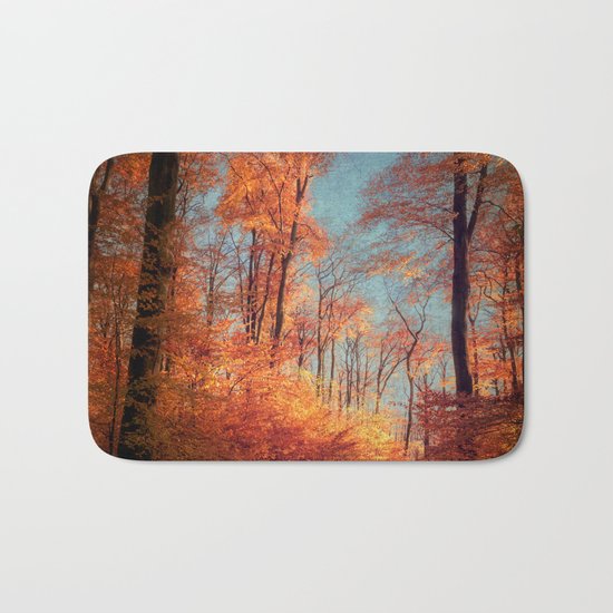 November Flames Bath Mat