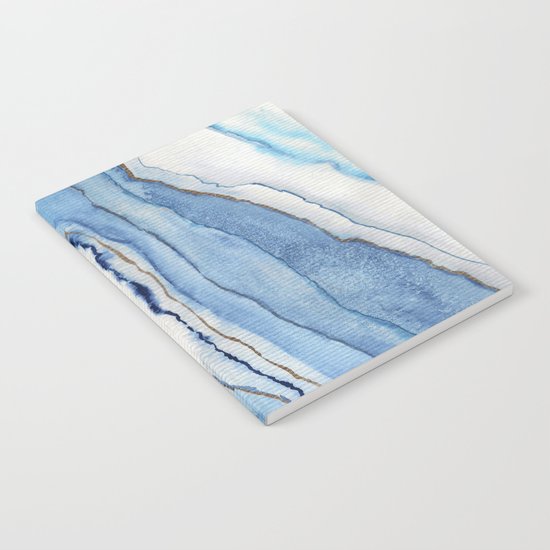 AGATE Inspired Watercolor Abstract 02 Notebook