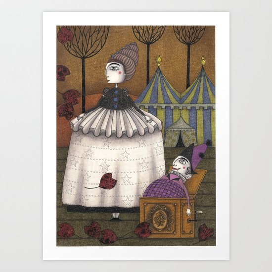 A Day in Autumn Art Print