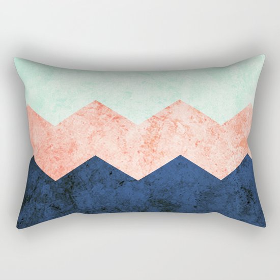 triple chevron (2) Rectangular Pillow