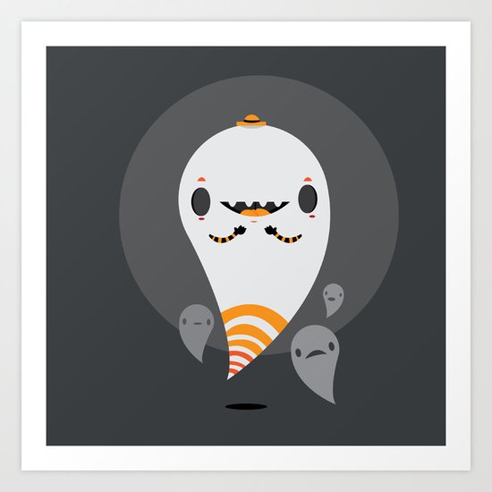 Ghosts Art Print