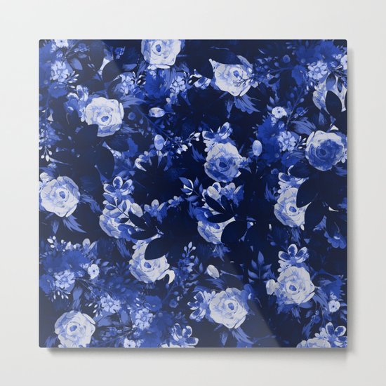 Night Botanical Garden Metal Print