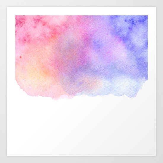 Watercolour Art Print