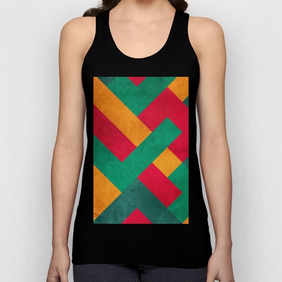 ABSTRACT 3 Unisex Tank Top
