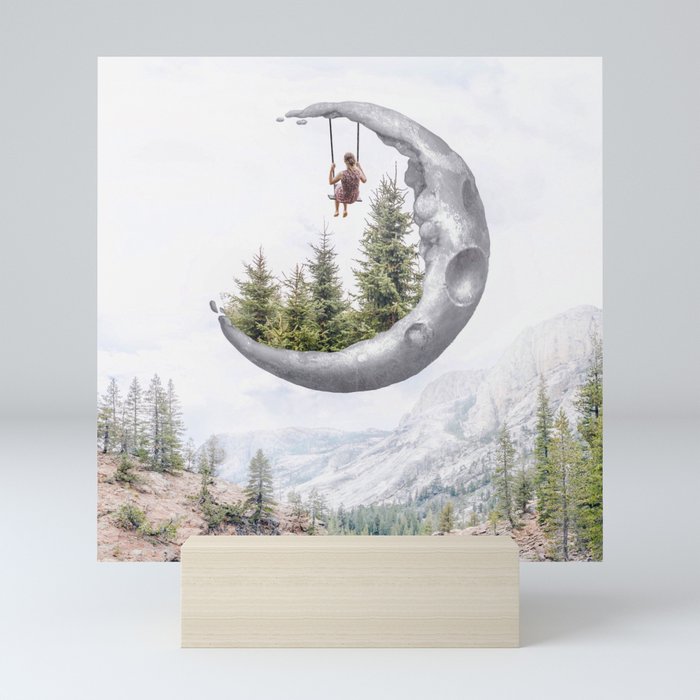 Moon Swing Mini Art Print