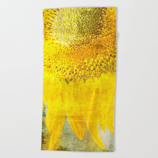 Sunflower Beach Towel