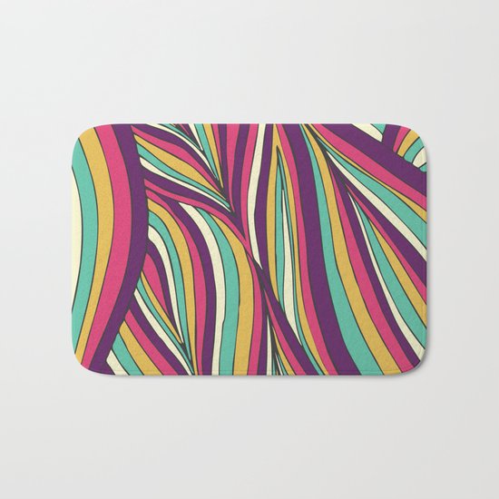 Tropical Floralway Bath Mat