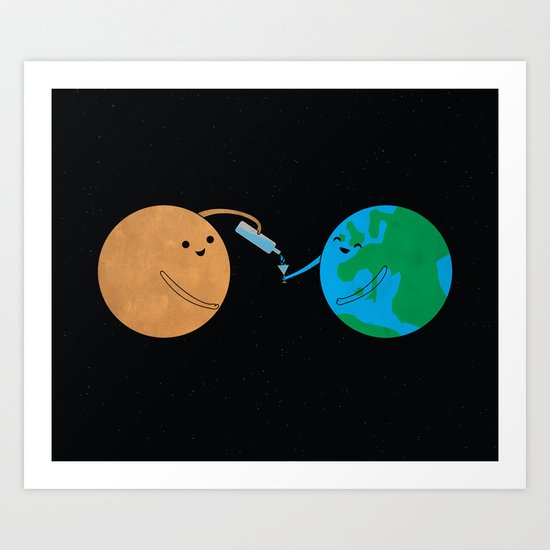 Good Guy Mars Art Print