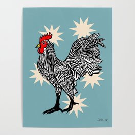 Prize Rooster Poster