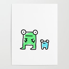Froggy and Friend Poster