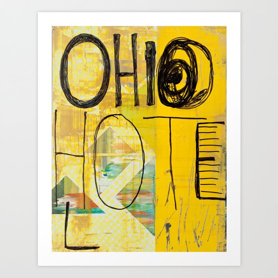Oh, Hi, Oh Art Print