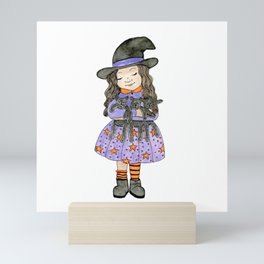 Little Witch Mini Art Print