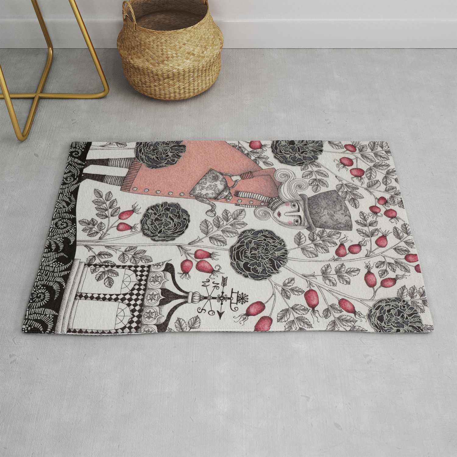 Winter Garden Rug By Judithclay Society6