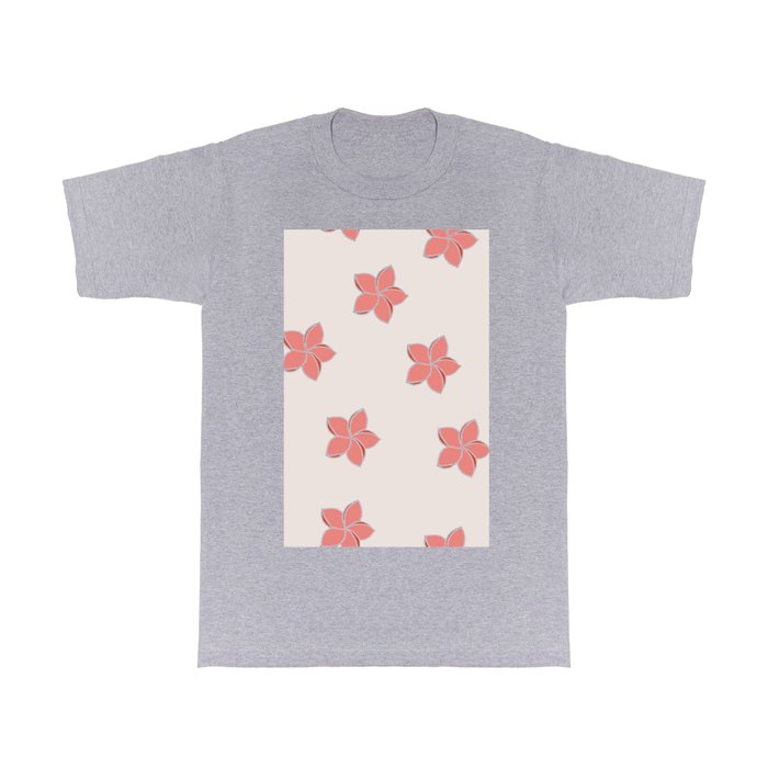 peach florals  T Shirt