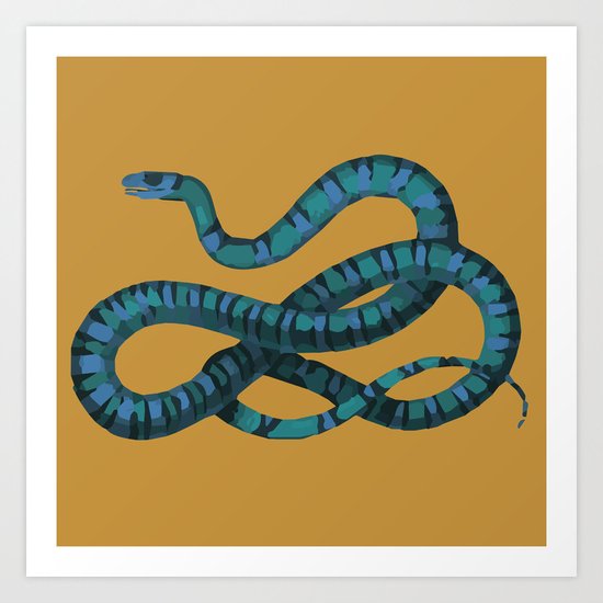 Snake Art Print