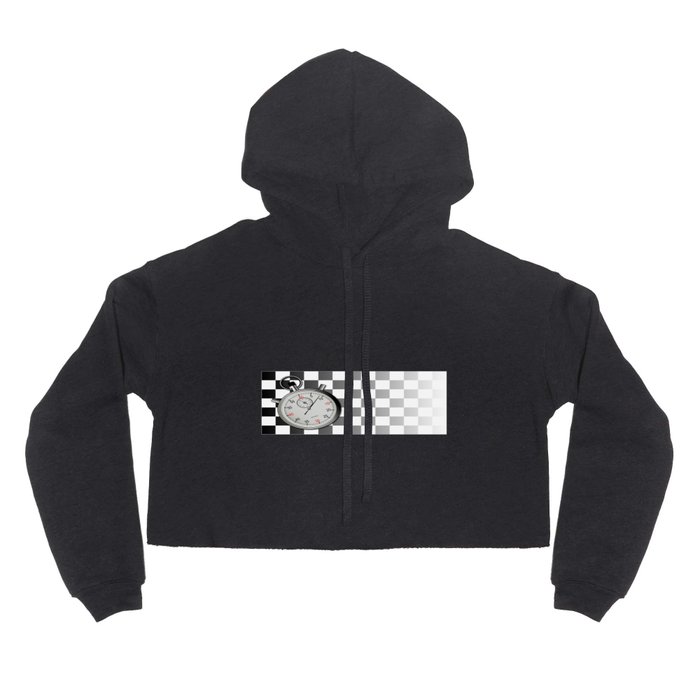 Chequered Flag and Stop Watch Hoody