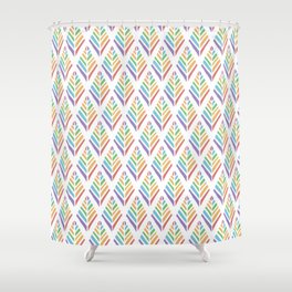 No Straight Arrow Shower Curtain