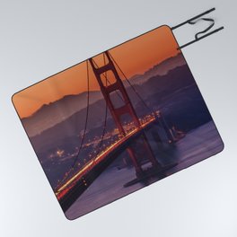 Golden_Gate_Bridge_20170801_by_JAMFoto Picnic Blanket
