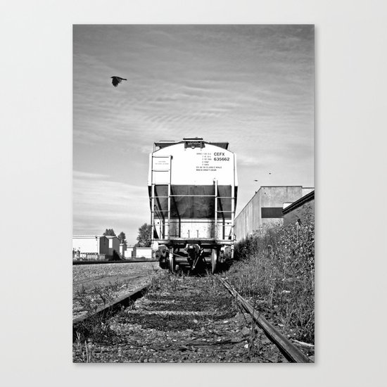 Urban train car Canvas Print