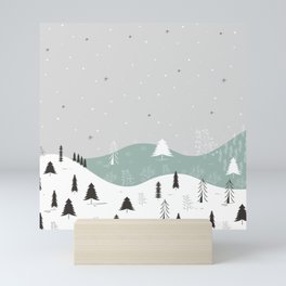 Winter Forest Mini Art Print