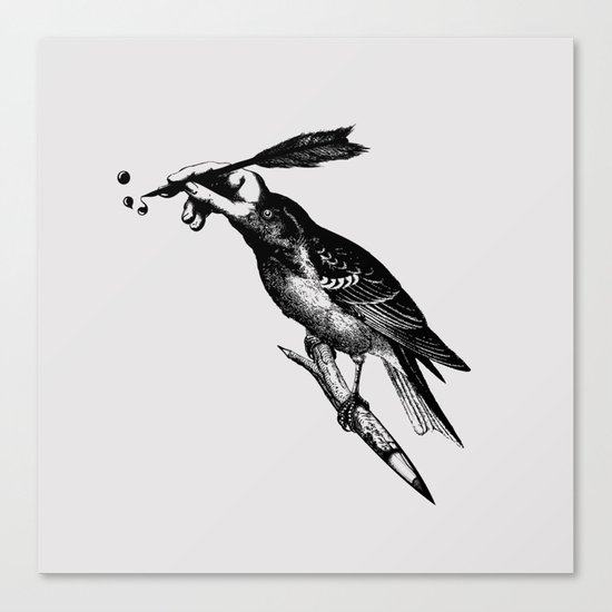 The Experimetal Artist Canvas Print