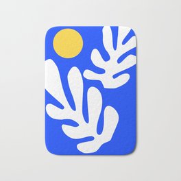 Henri Matisse - Leaves - Deep Blue Bath Mat