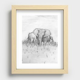 Tribe Recessed Framed Print