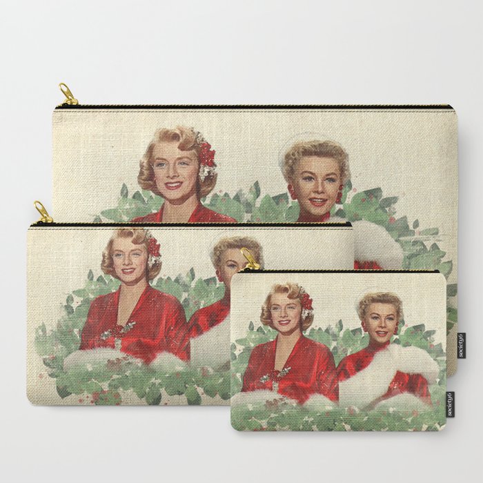Sisters white discount christmas pouch