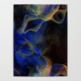 Neon Smoke Poster