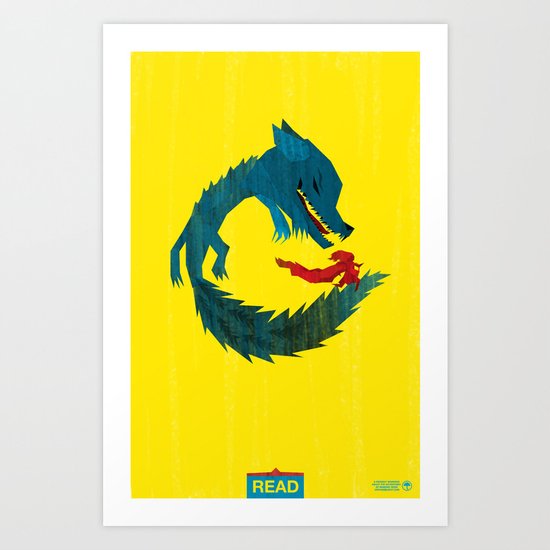 Little Red Art Print