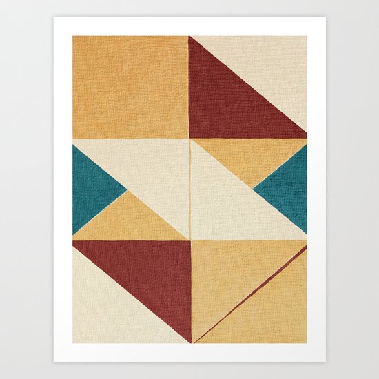 Geometric Thoughts 10 Art Print