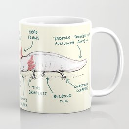 Anatomy of an Axolotl Mug