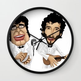 WHITE TUX Wall Clock | Time, Series, Photo, Jemaine, Singer, Minimal, Mei, Conchords, Abstract, Music 