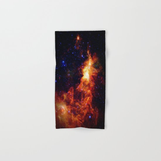 Fiery gAlAXy Indigo Stars Hand & Bath Towel