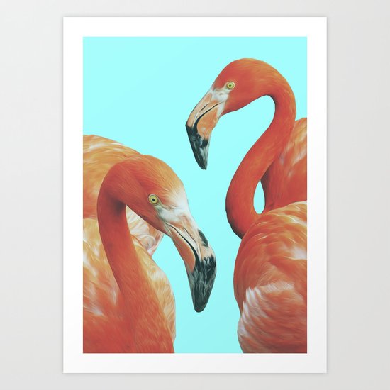 DOUBLE FLAM Art Print