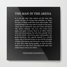The-Man-In-The-Arena Metal Print
