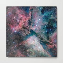 Carina Nebula - The Spectacular Star-forming Metal Print