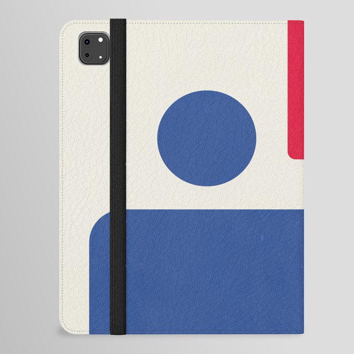 Abstract Shape Geometric Pop Art iPad Folio Case