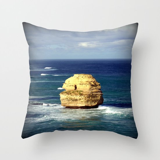 Limestone Rock Throw Pillow
