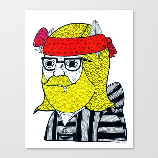 DRUG RUG PORTRAIT #1 Canvas Print