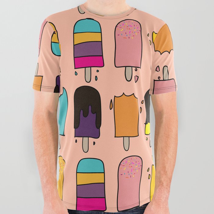 Ice Cream All Over Graphic Tee